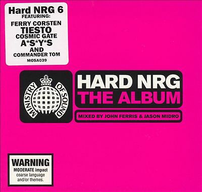 Hard NRG 6 The Album cover, pink, mixed by John Ferris and Jason Midro